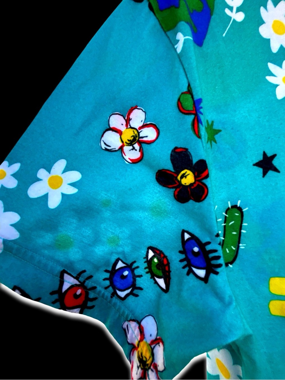 Pharrell Williams x Adidas Originals SS16 Collection Trippy Multicolor T-Shirt - Picture 2 of 10